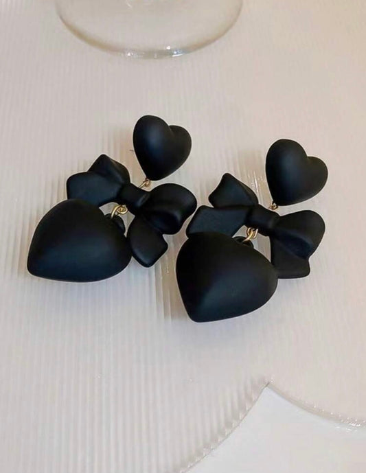 Heart of Bows - Black