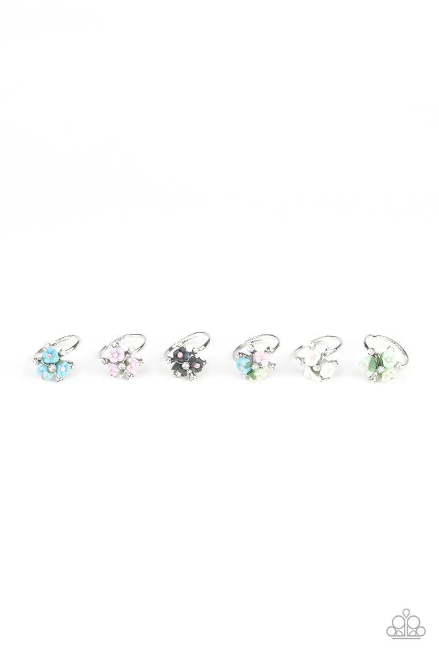 Flowers - Starlet Shimmer Rings