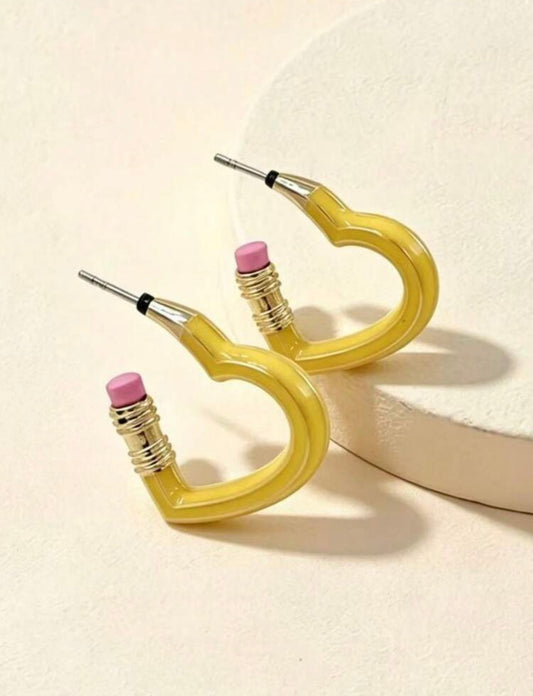I Love Pencils - Yellow
