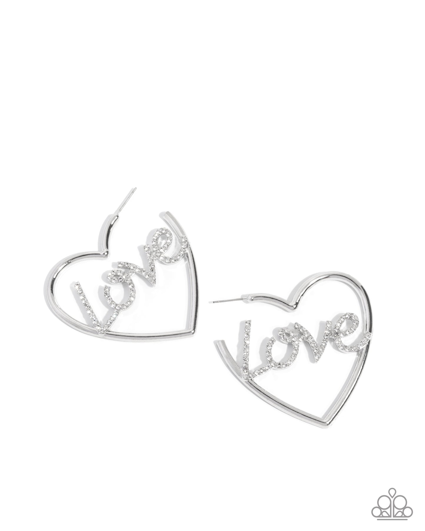 Lovely Cadence - Hearts - Silver