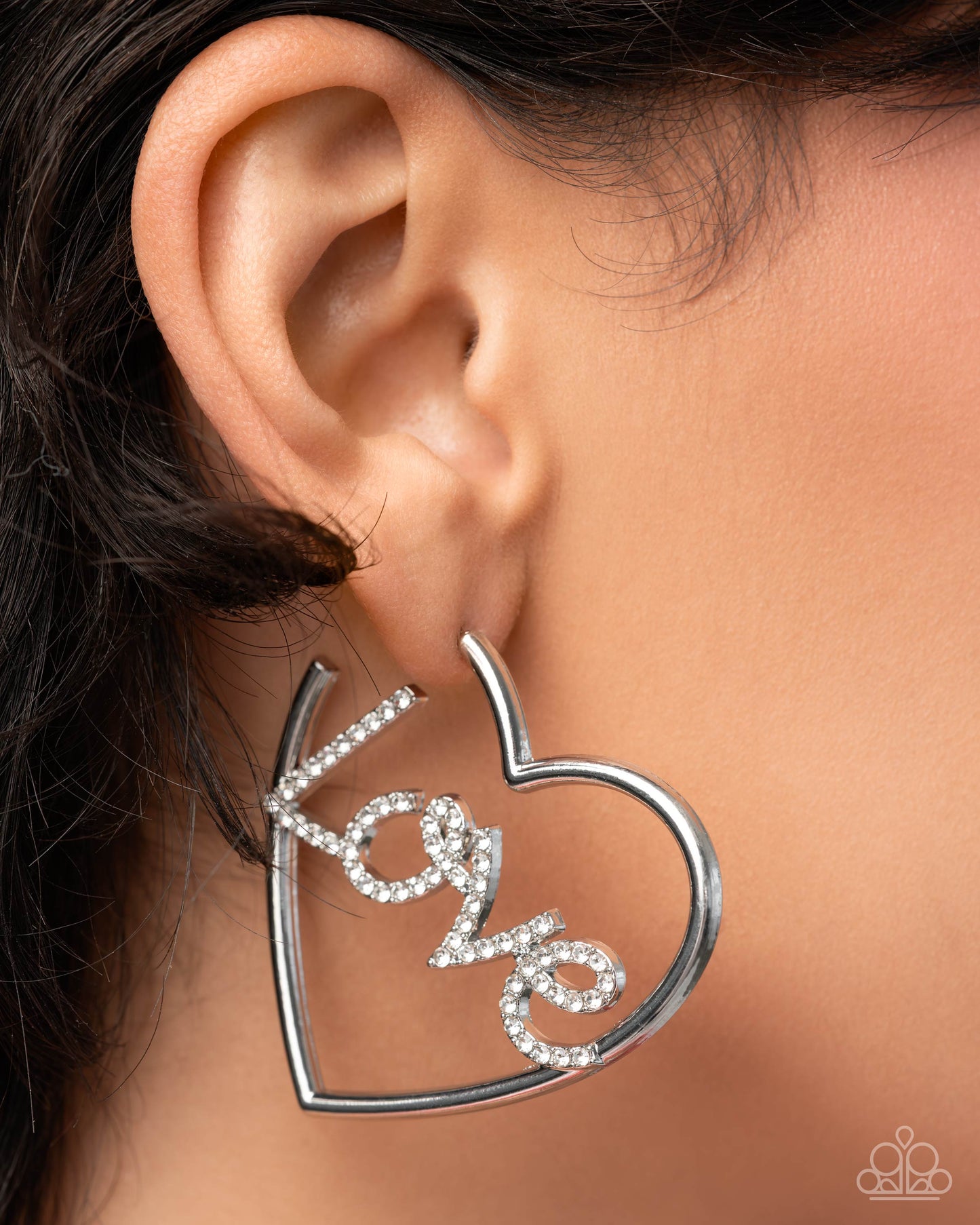 Lovely Cadence - Hearts - Silver
