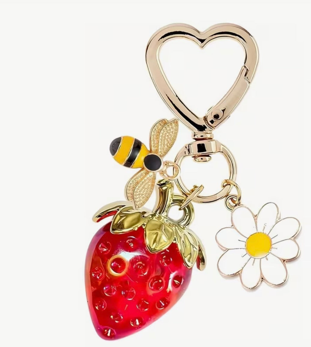 Berry Bee - Bag Charms