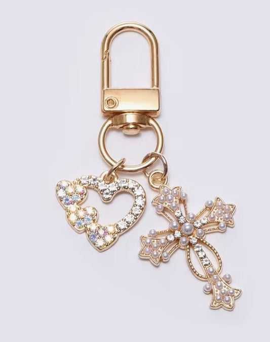 Cross My Heart - Bag Charms