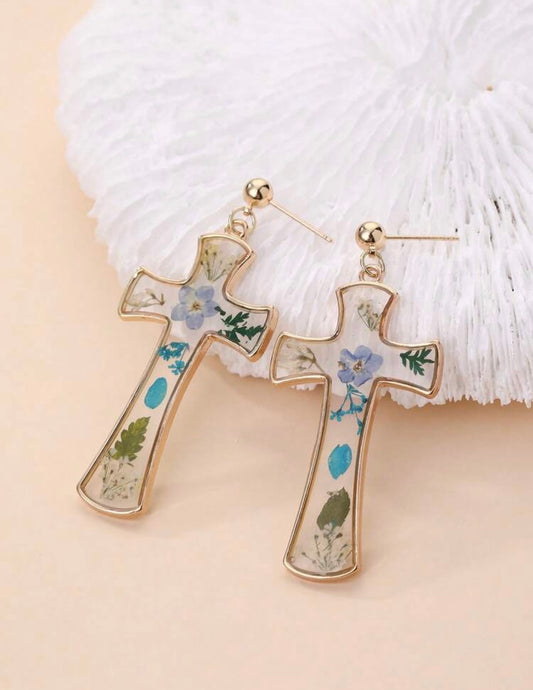 Cross Of Flowers - Multi