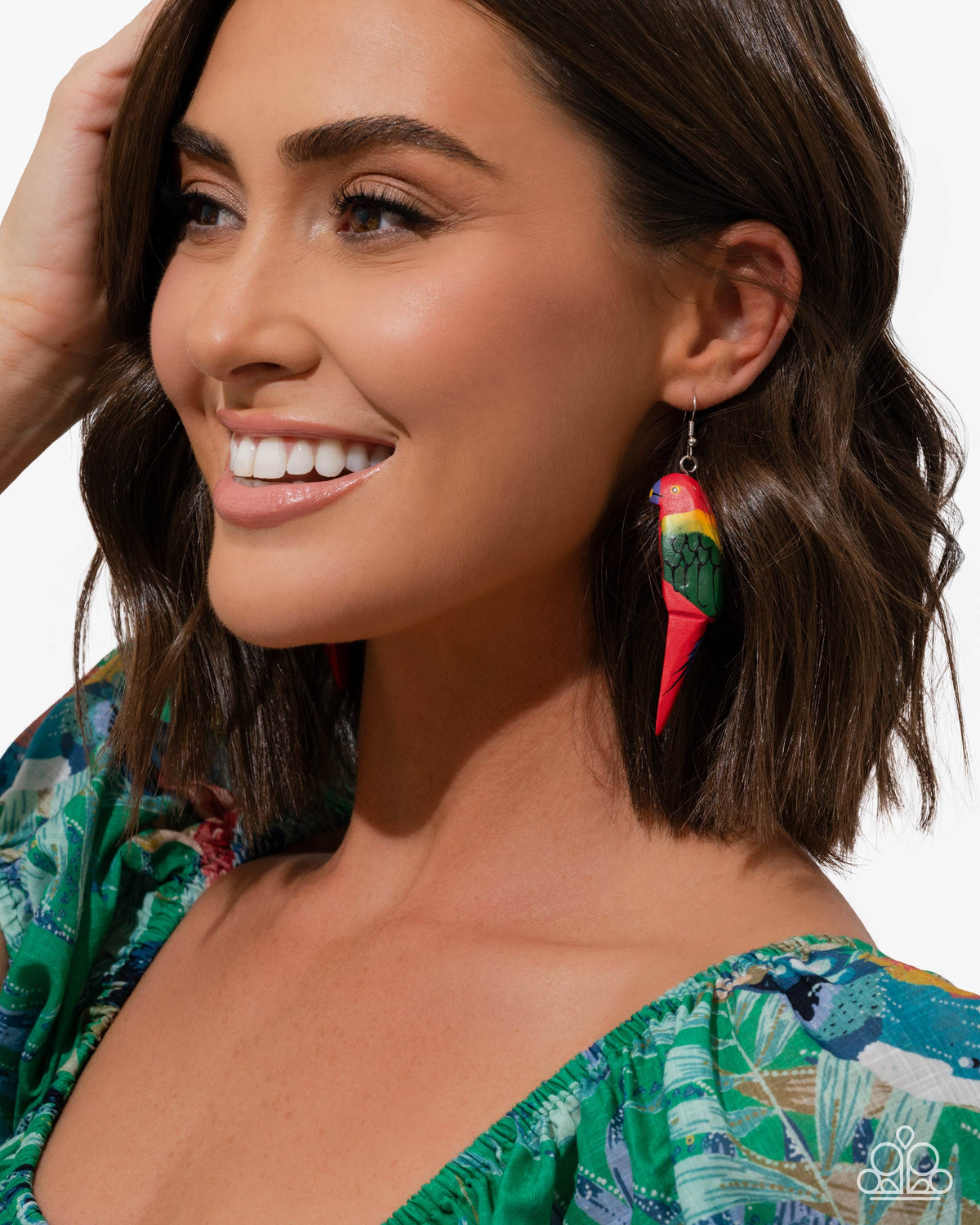 Pampered Parrot - multi - Paparazzi earrings