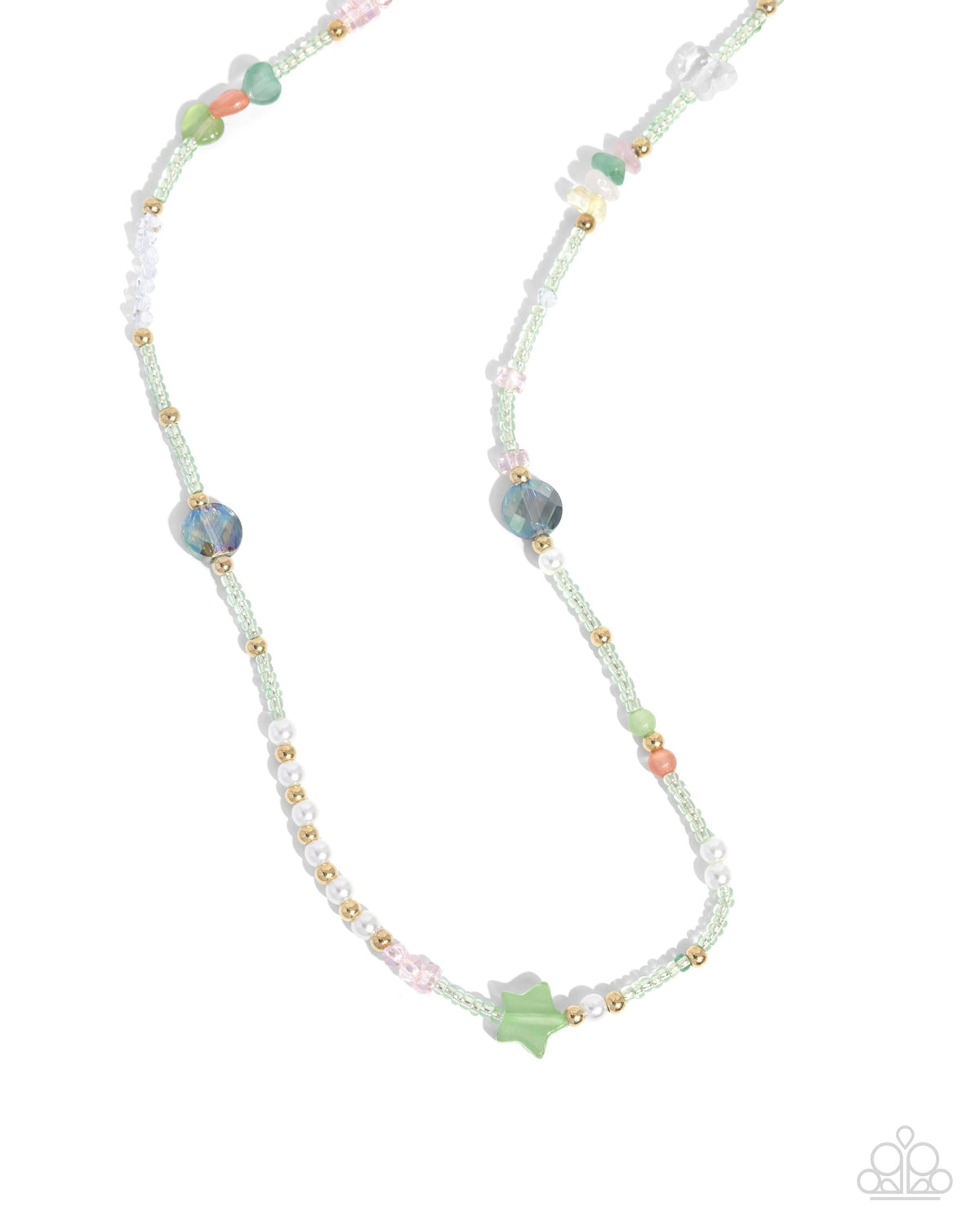 Sensational Sunset - green - Paparazzi necklace