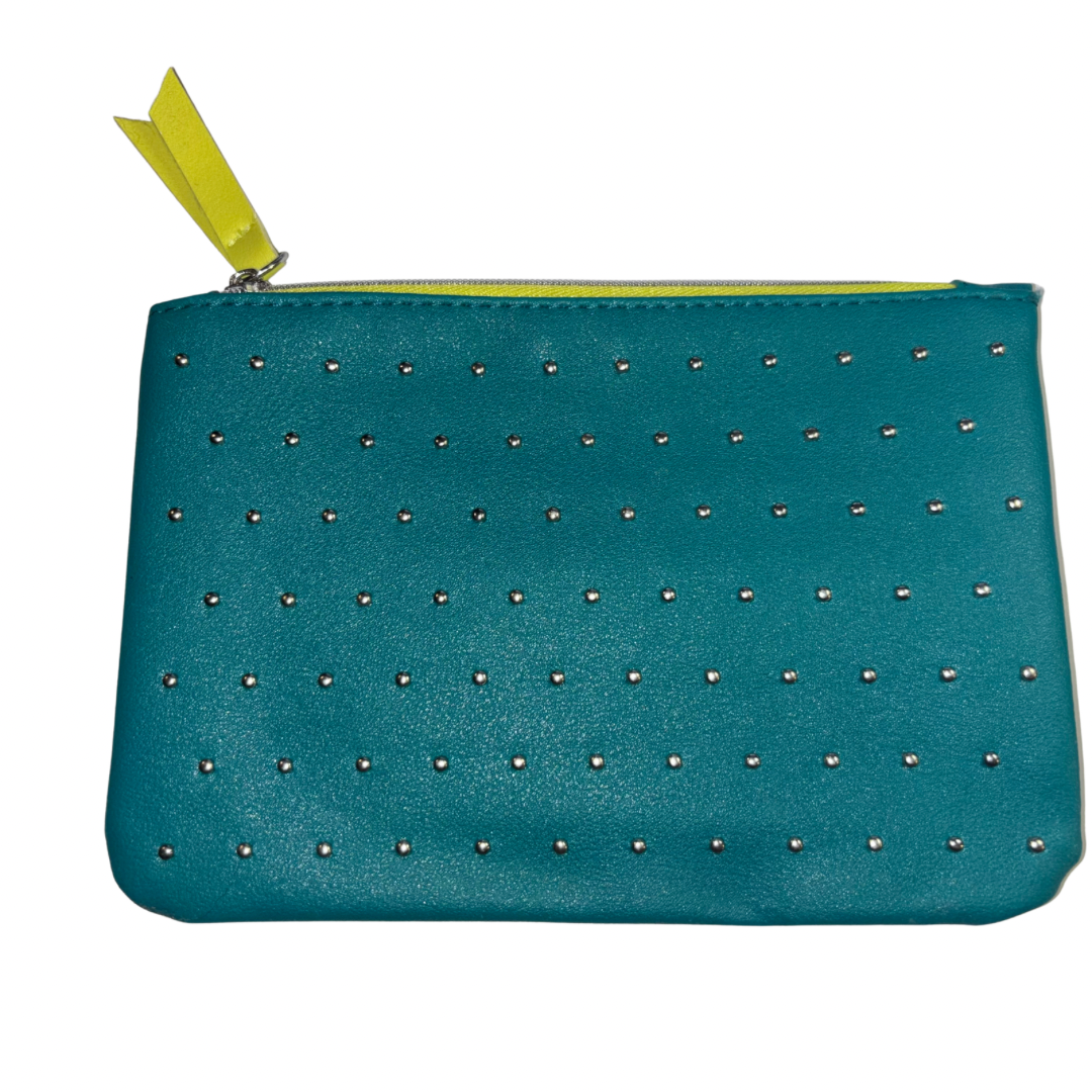 Teal Dotted - Cosmetic Bag