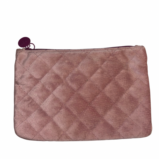 Quilted Velvet - Cosmetic Bag