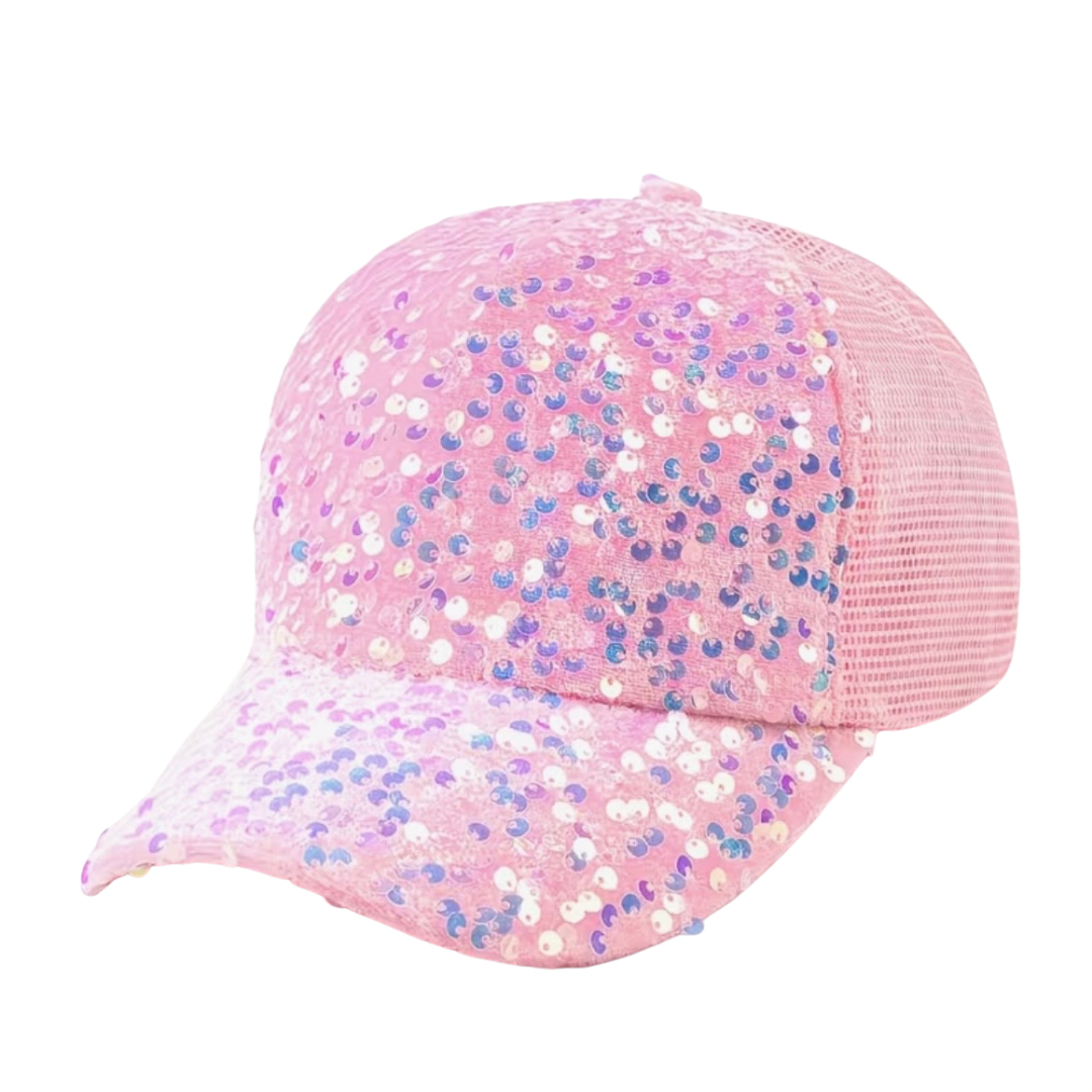 Sequin Snapback - Hats