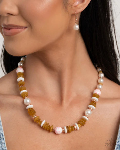 Complete Look - Brown/Pink Rose Set