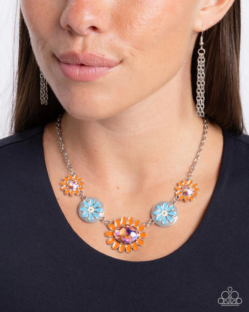 Floral Facade - Orange