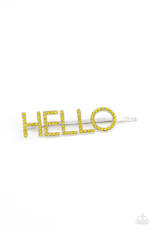 Hello There - Hair Accessories - Yellow