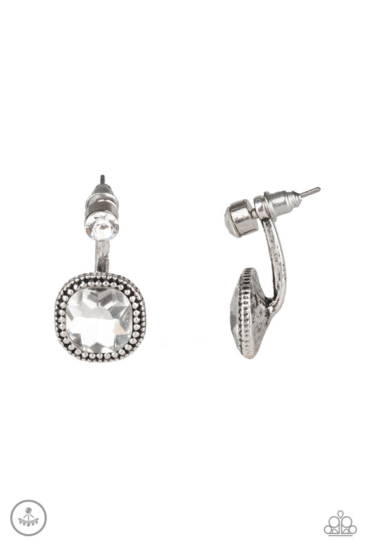 Celebrity Cache - Earring Jackets - Silver
