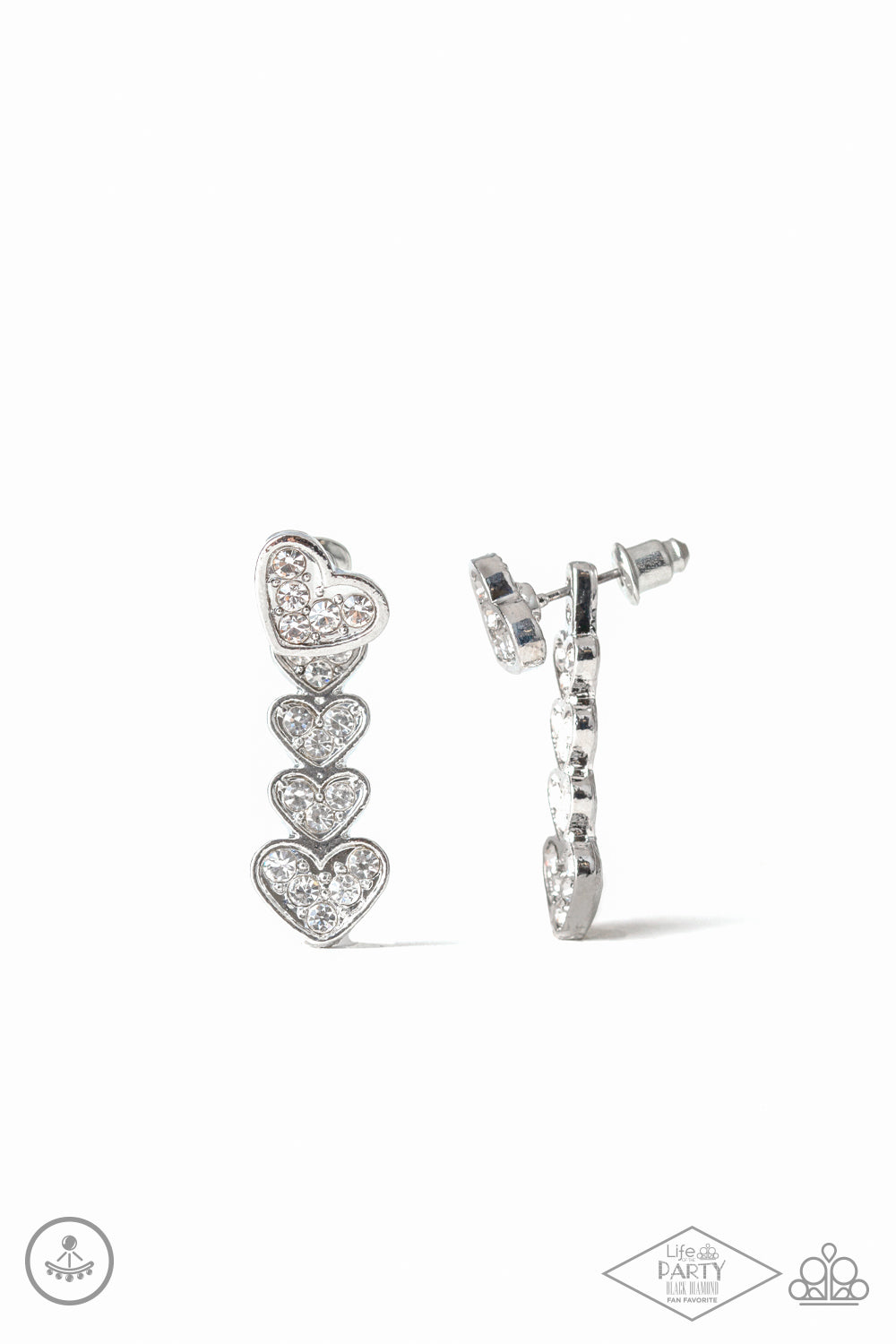 Heartthrob Twinkle - Hearts - Silver