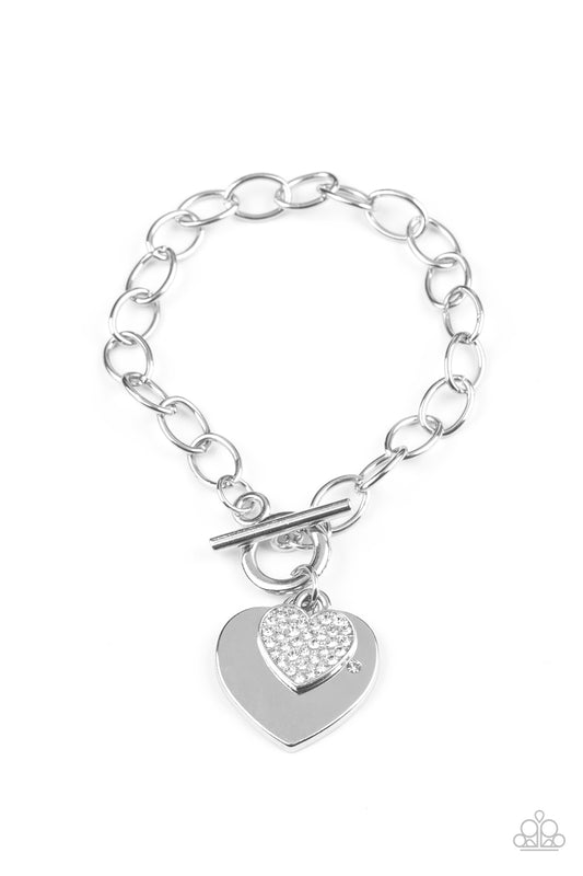 Heartbeat Bedazzle - Silver