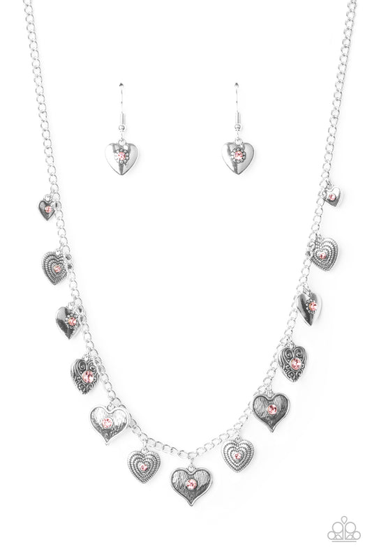 Lovely Lockets - Hearts - Pink