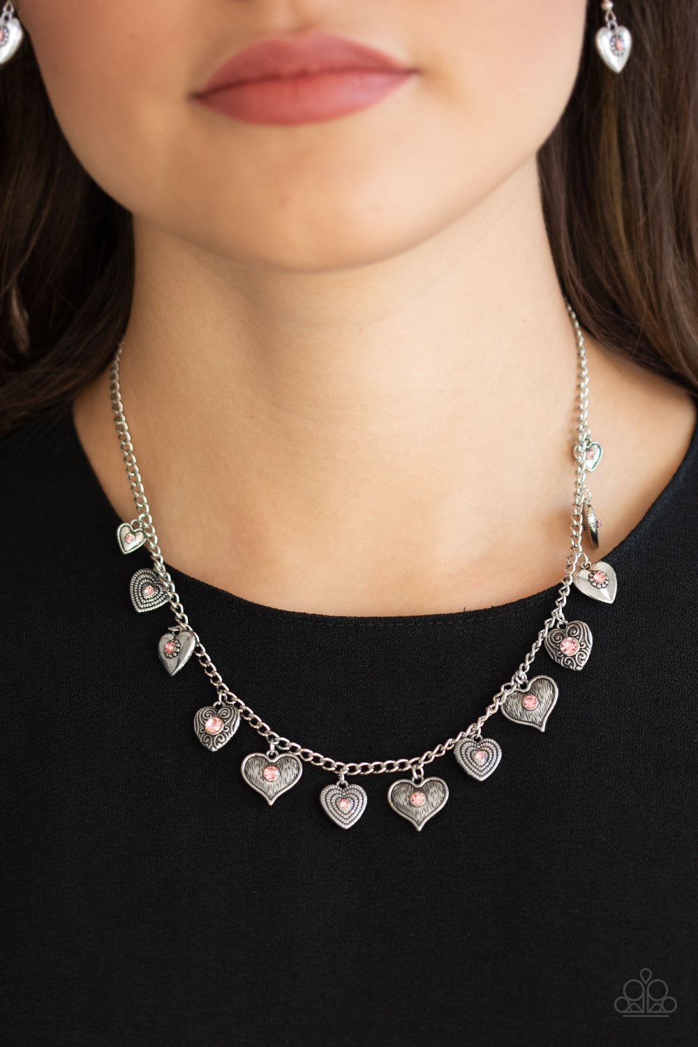 Lovely Lockets - Hearts - Pink