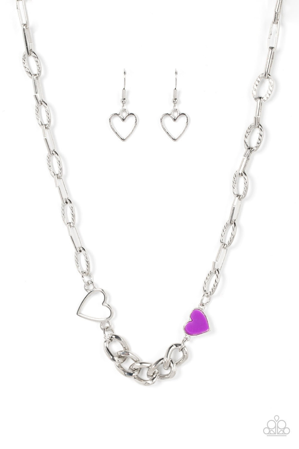 Little Charmer - Hearts - Purple