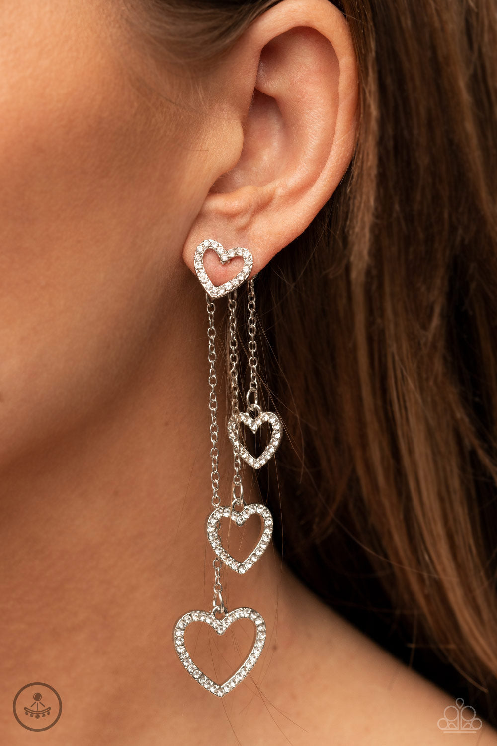 Falling In Love - Hearts - Silver