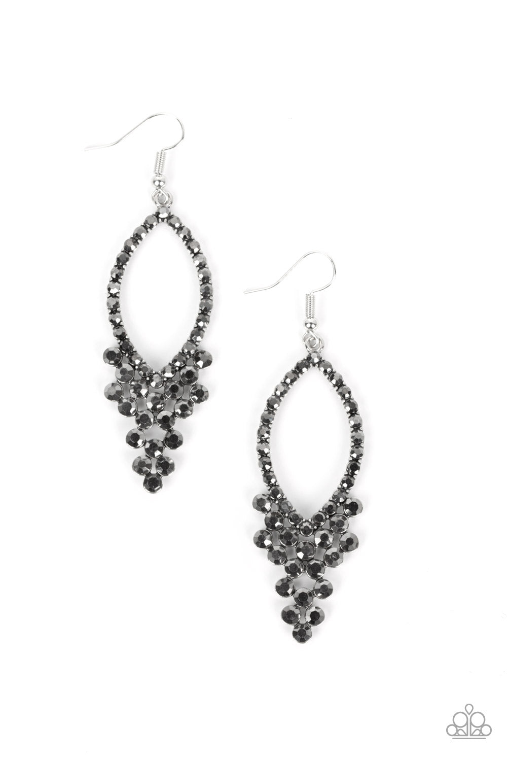GLOWING off the Deep End -Hematite - Silver