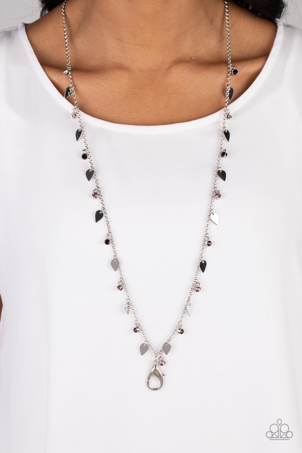 Sharp-Edged Shimmer - Lanyards - Purple