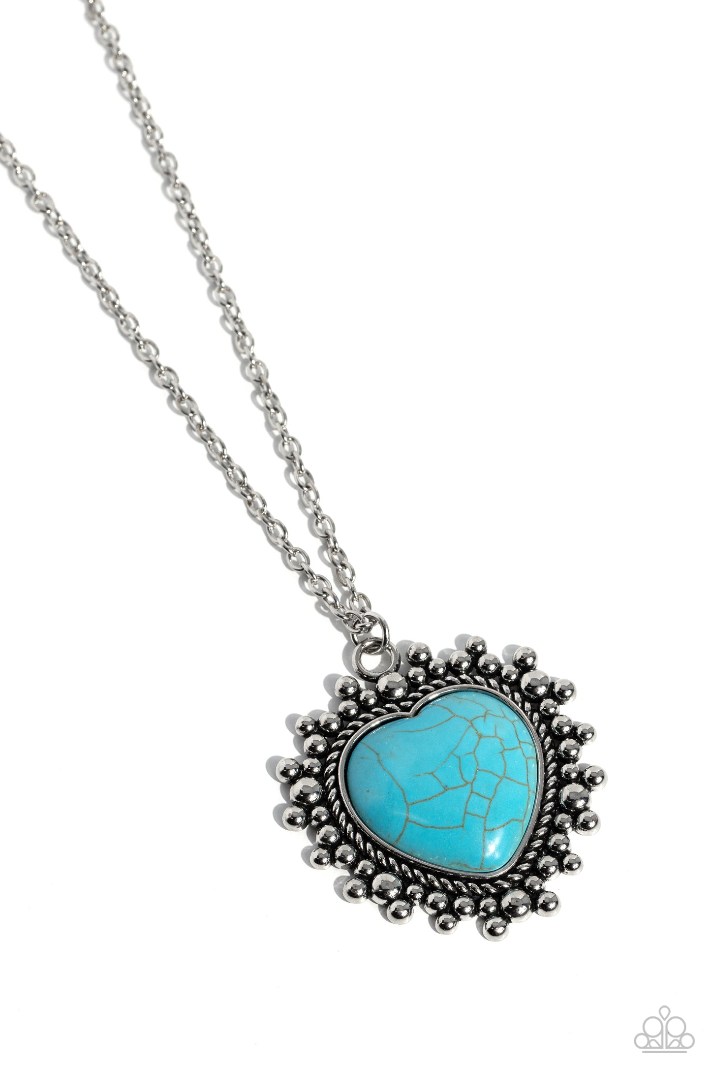 Southwestern Sentiment - Turquoise - Hearts - Blue