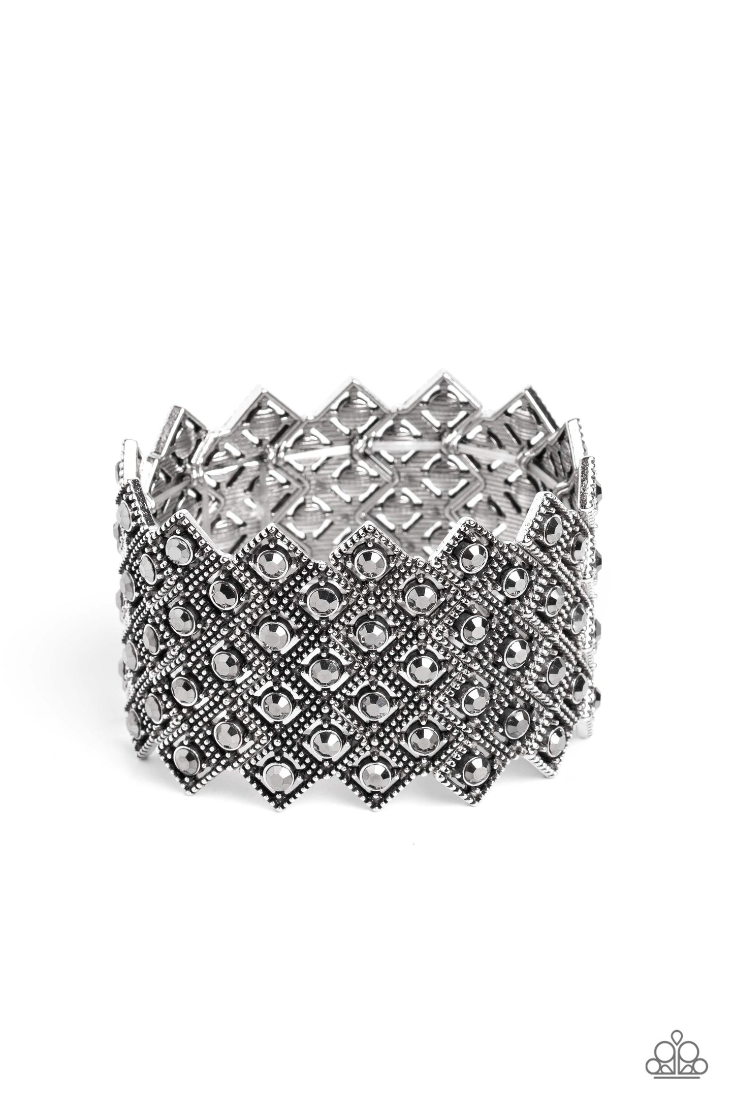 DECO in the Rough - Hematite - Silver