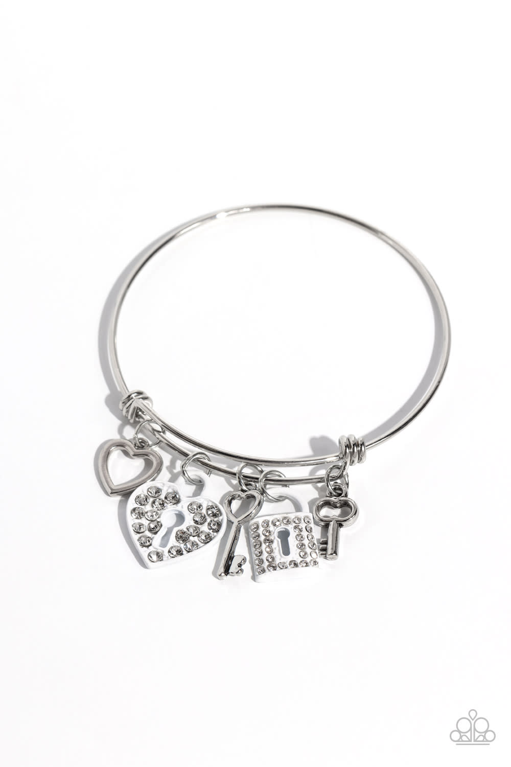 Locked Legacy - Hearts - White