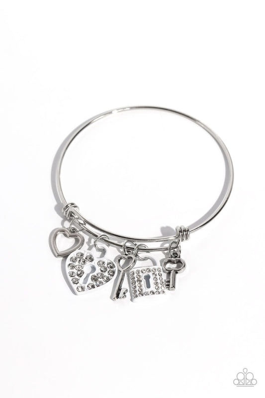 Locked Legacy - Hearts - White