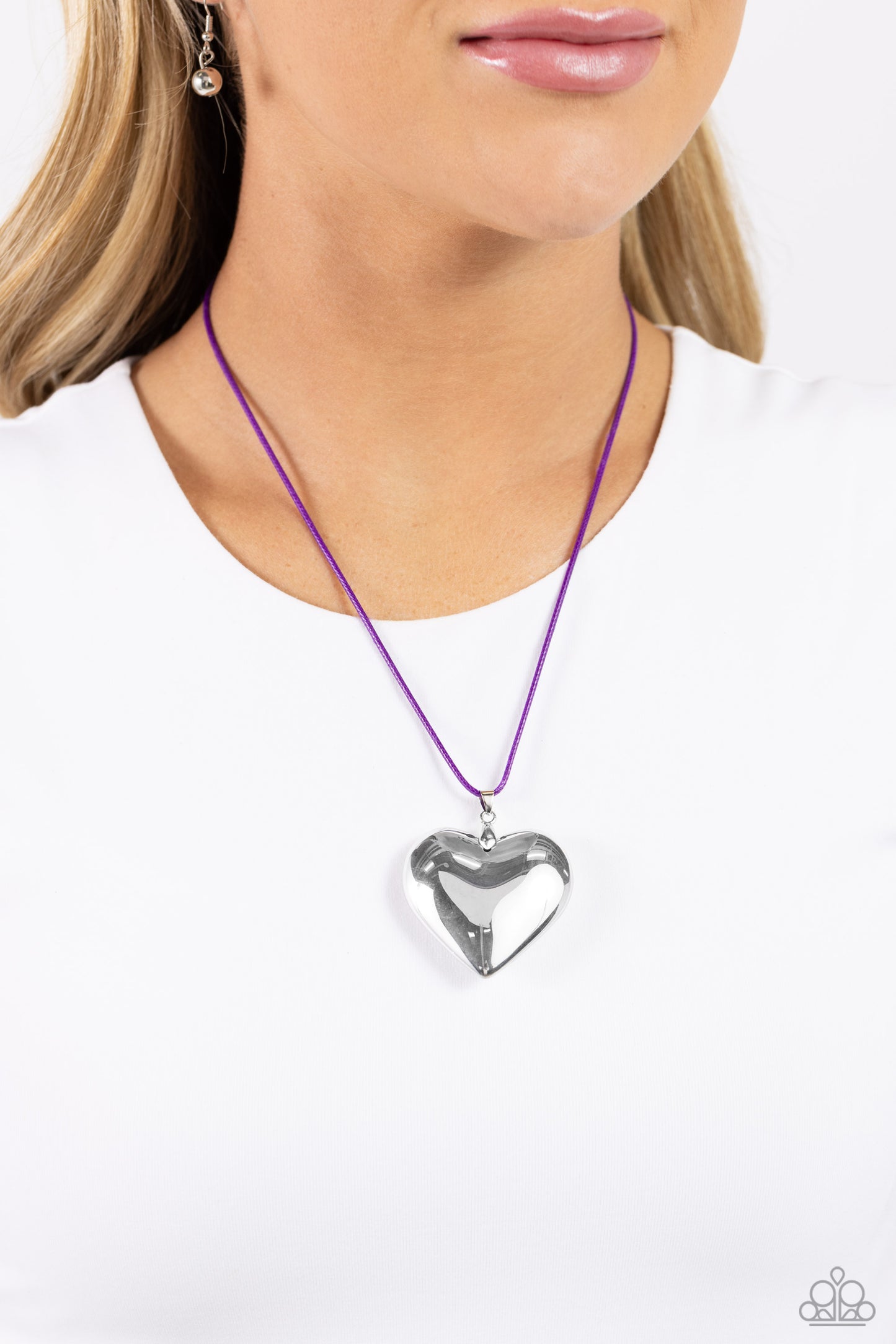 Devoted Daze - Hearts - Purple