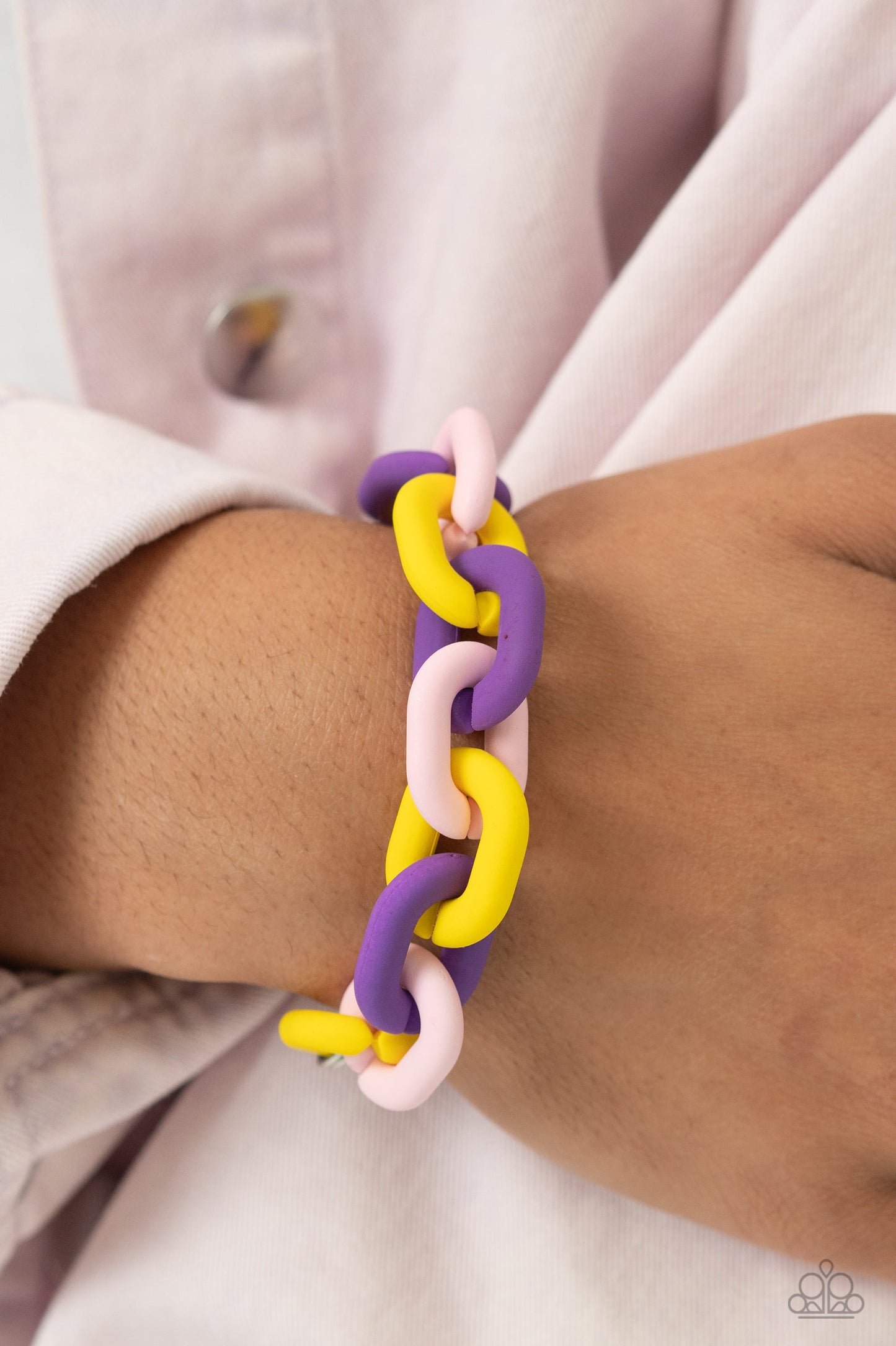 Go the Extra SMILE - Multi Pink Purple Yellow