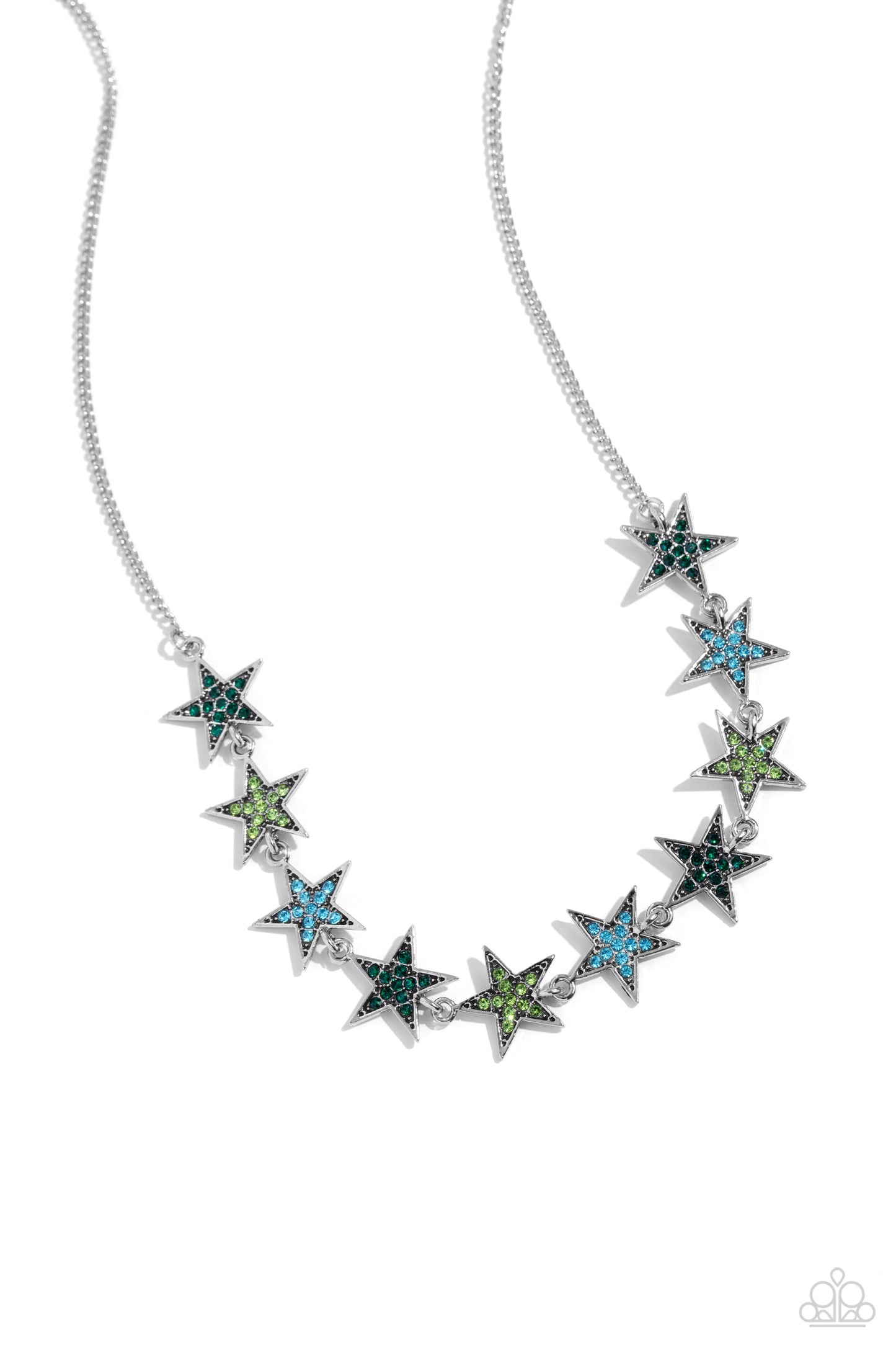 Star Quality Sensation - Multi Blue & Green