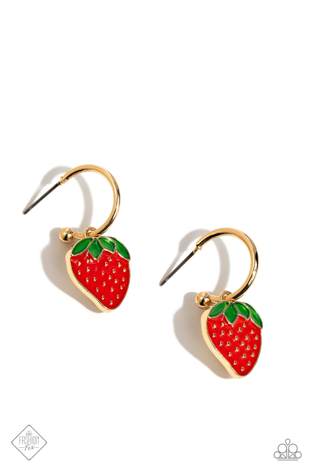 Fashionable Fruit - Gold - Red